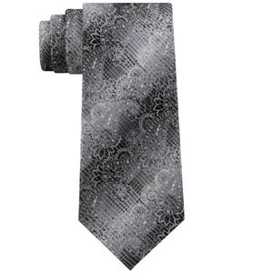 Van Heusen Patterned Tie - Black Ombre Paisley